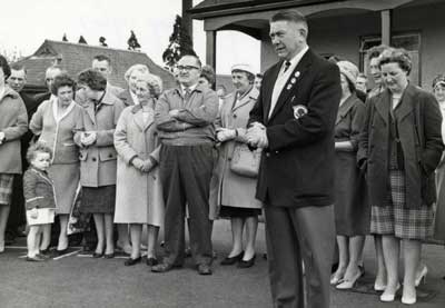 Opening Day 1961 by President Jimmy Palmer Photo loaned by Daphne Palmer-Mitchell