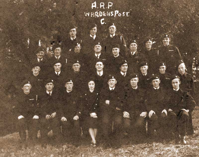 Home Guard, ARP, Territorial Army and Auxiliary Fire Service - Air Raid Precautions (ARP) Wardens Post