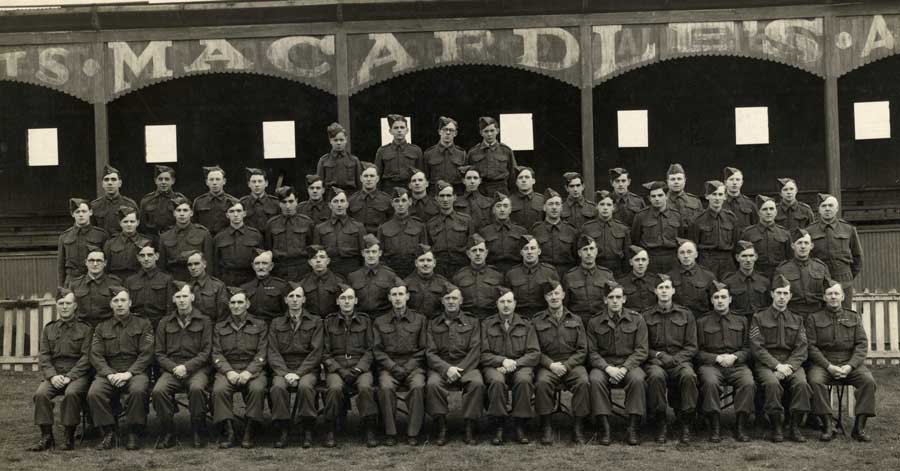 Portadown Home Guard 1944 Photo A At Shamrock Park