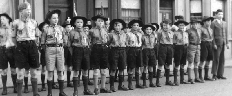 2nd Portadown Scout Troop, Edenderry - Brian Dawson Collection - First Row
