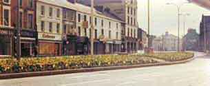 Market Street to the left of St. Mark's Church