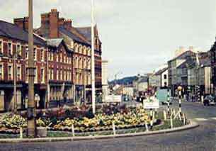Market Street, looking down town into High Street from St. Mark's Church