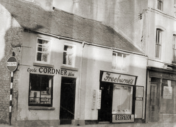 These were four of the finest and oldest buildings in West Street which were demolished in the 1960's development plan