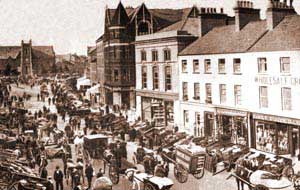 High Street looking towards Market Street, early 1900's