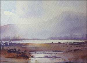 The Work of Joe Hynes - The Mournes. 9" x 6"