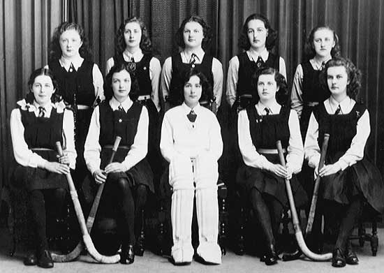 Portadown College 1st XI Hockey 1946-47 team photo
